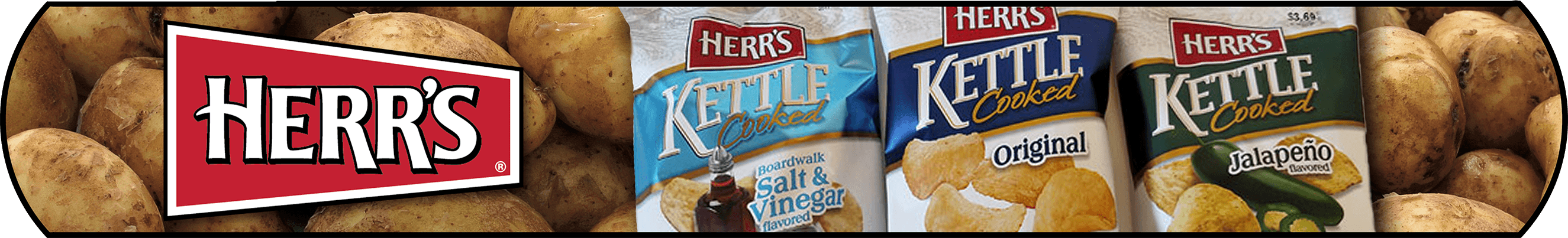 Herrs Kettle Cooked Chips Banner